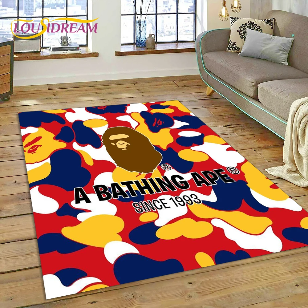 Home Decor Game Online - Tapis de sol 3D imprimé B-BAPE