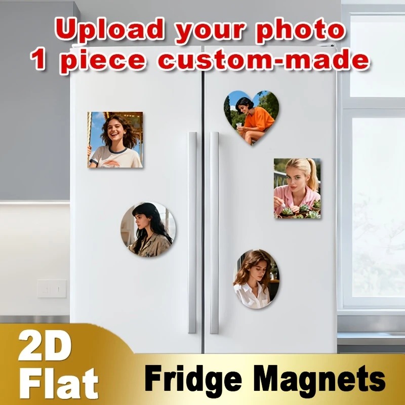 Home Decor Product - Aimant de réfrigérateur personnalisé avec photo,