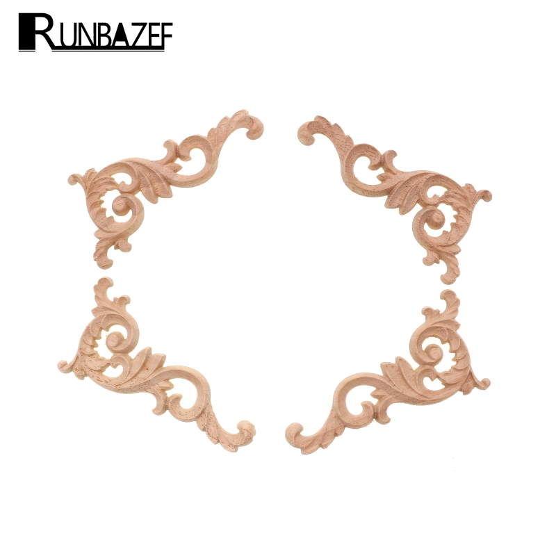 Home Decor Modern Organic - RUNBAZEF – fleur d'angle sculptée en