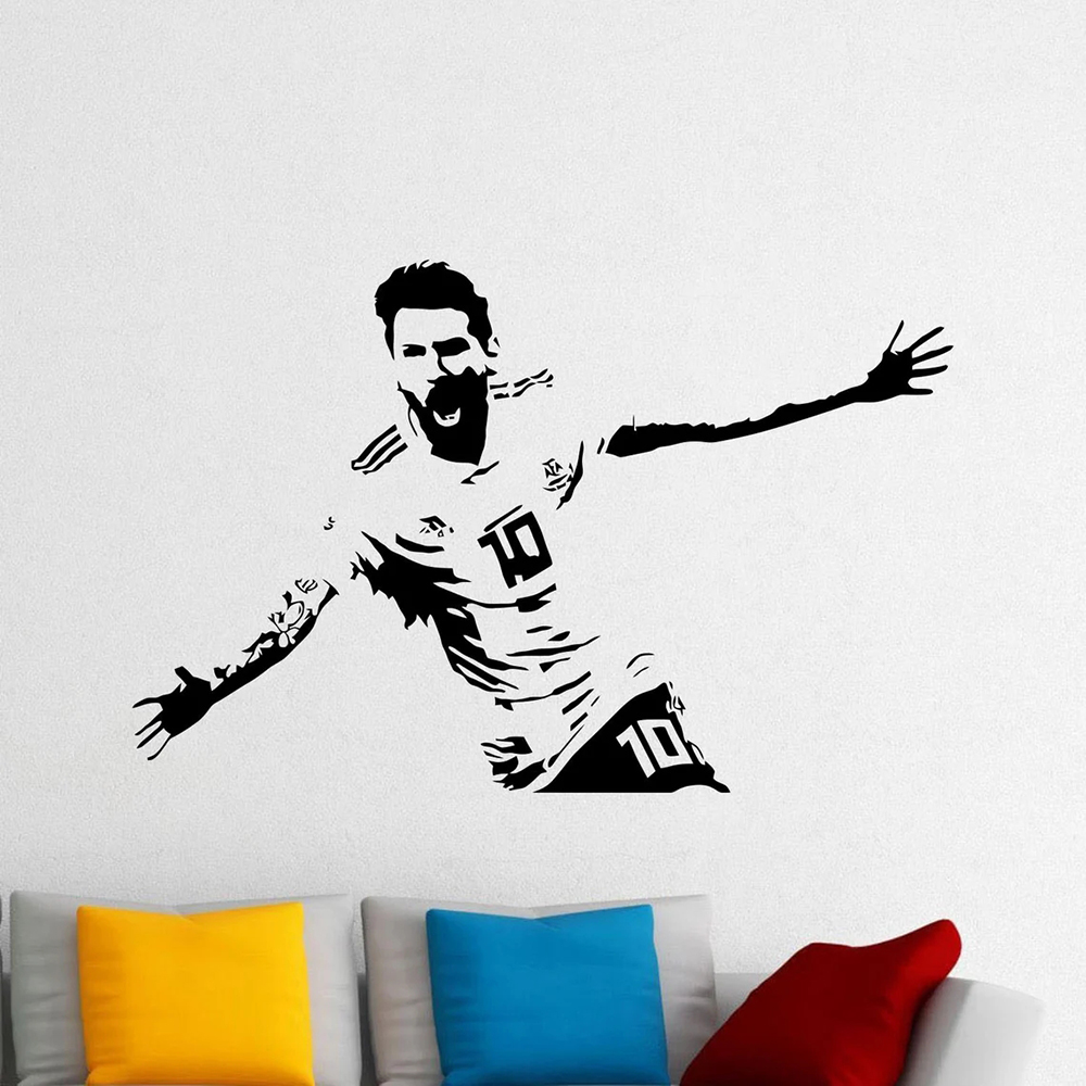 Home Decor Vinyl Flooring - Messi – autocollant Mural en vinyle,