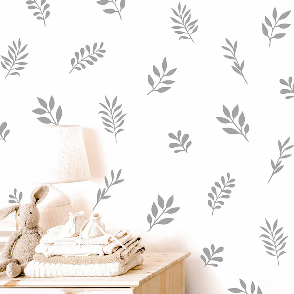 Home Decor Vinyl Flooring - Autocollant mural botanique en vinyle pour