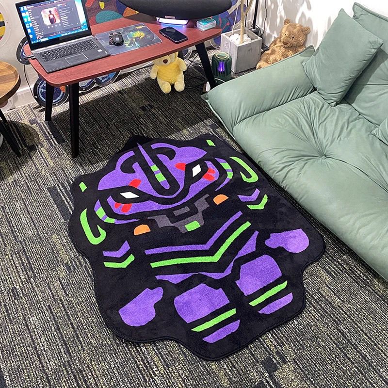 Home Decor Design Interior - Tapis en peluche design NEON GENESIS