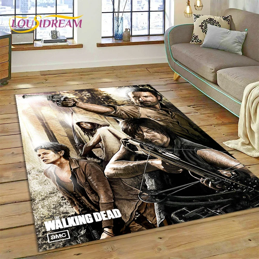 Home Decor Games Online Free - Tapis 3D The Walking Dead Lincoln