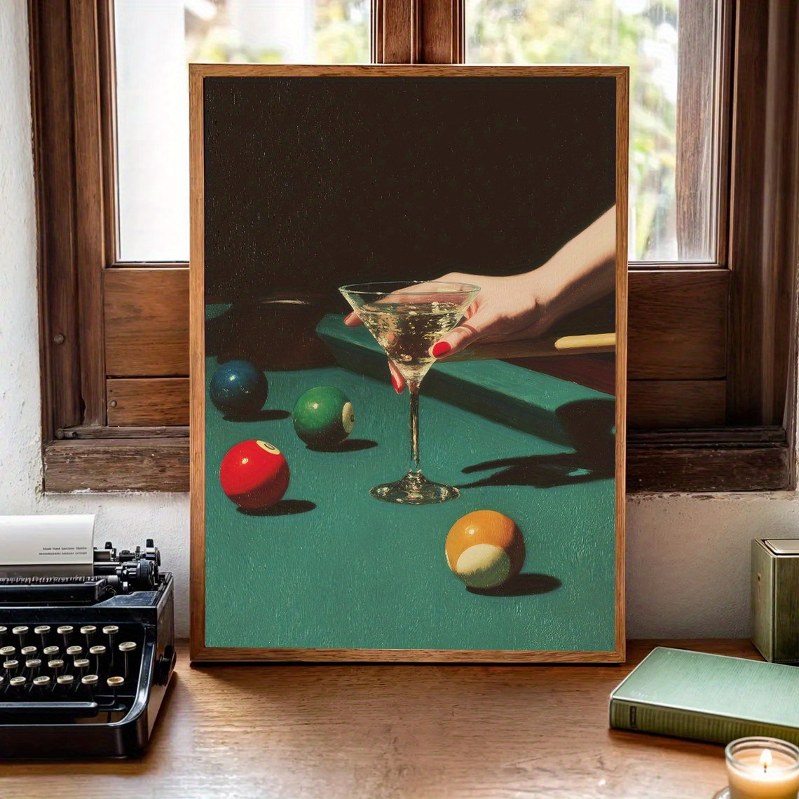 1 affiche vintage de billard,  - Home Decor Design Interior avis et prix