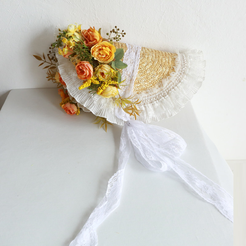 Chapeau de paille à fleurs adh - Home Decor Location avis et prix
