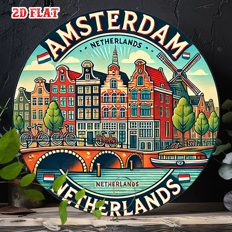 Décoration murale ronde en mét - Home Decor Netherlands avis et prix