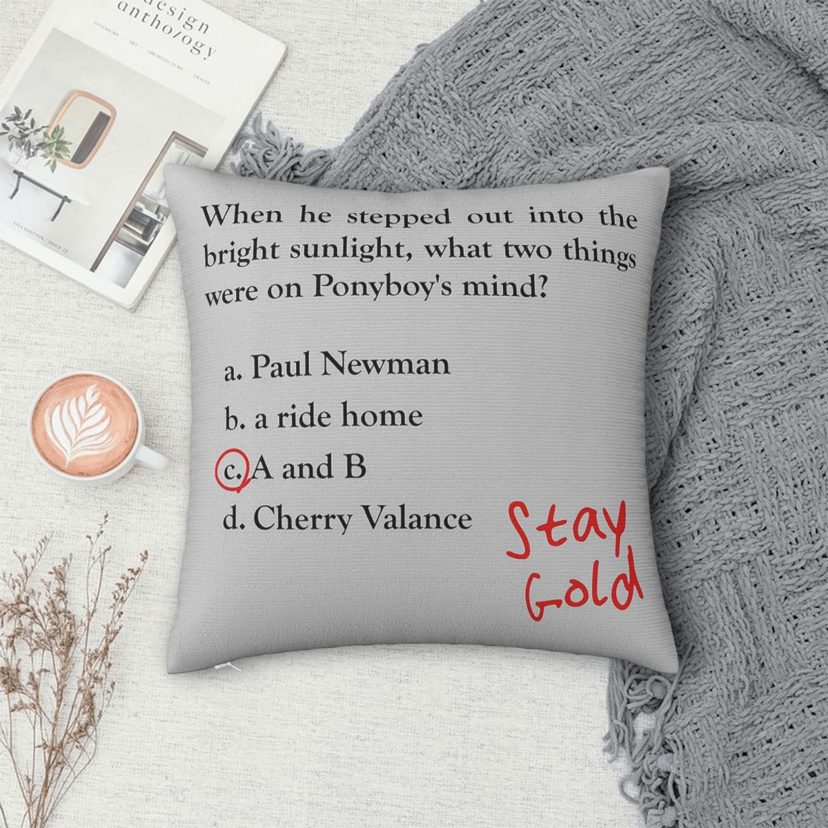 Housse de coussin carrée avec  - Home Decor Quiz avis et prix