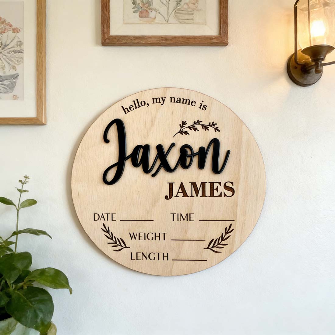 1 plaque personnalisée en bois - Home Decor Product avis et prix