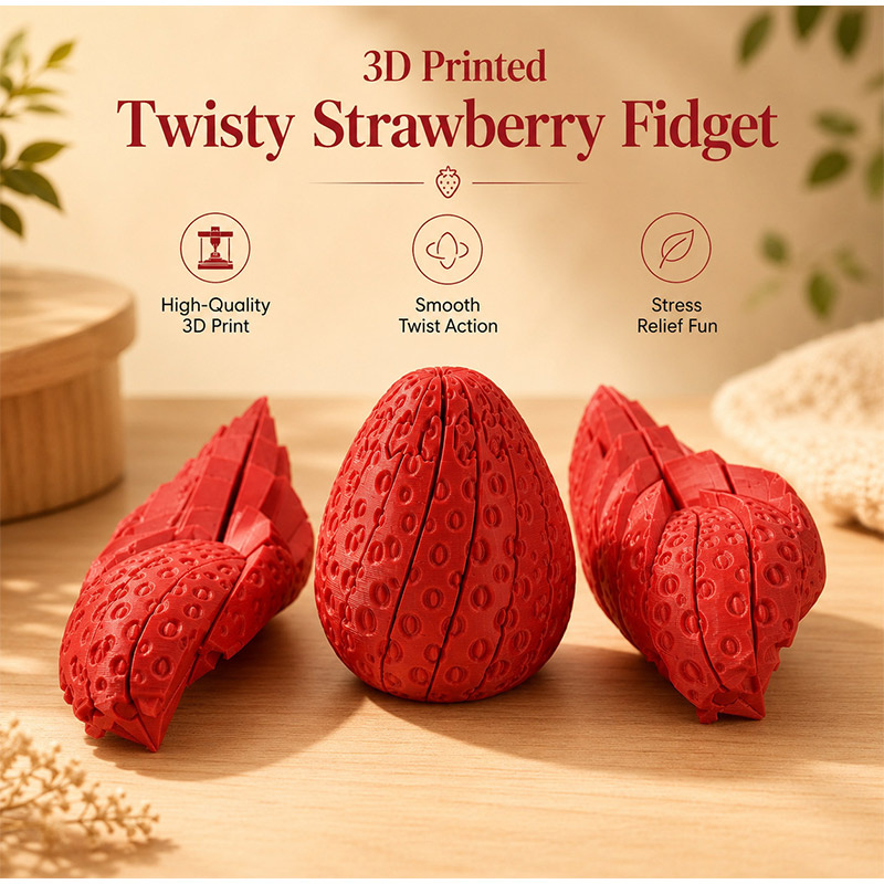 Œuf en forme de fraise torsadé - Home Decor Modern Organic avis et prix
