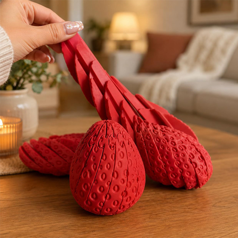 Œuf en forme de fraise torsadé - Home Decor Modern Organic avis et prix