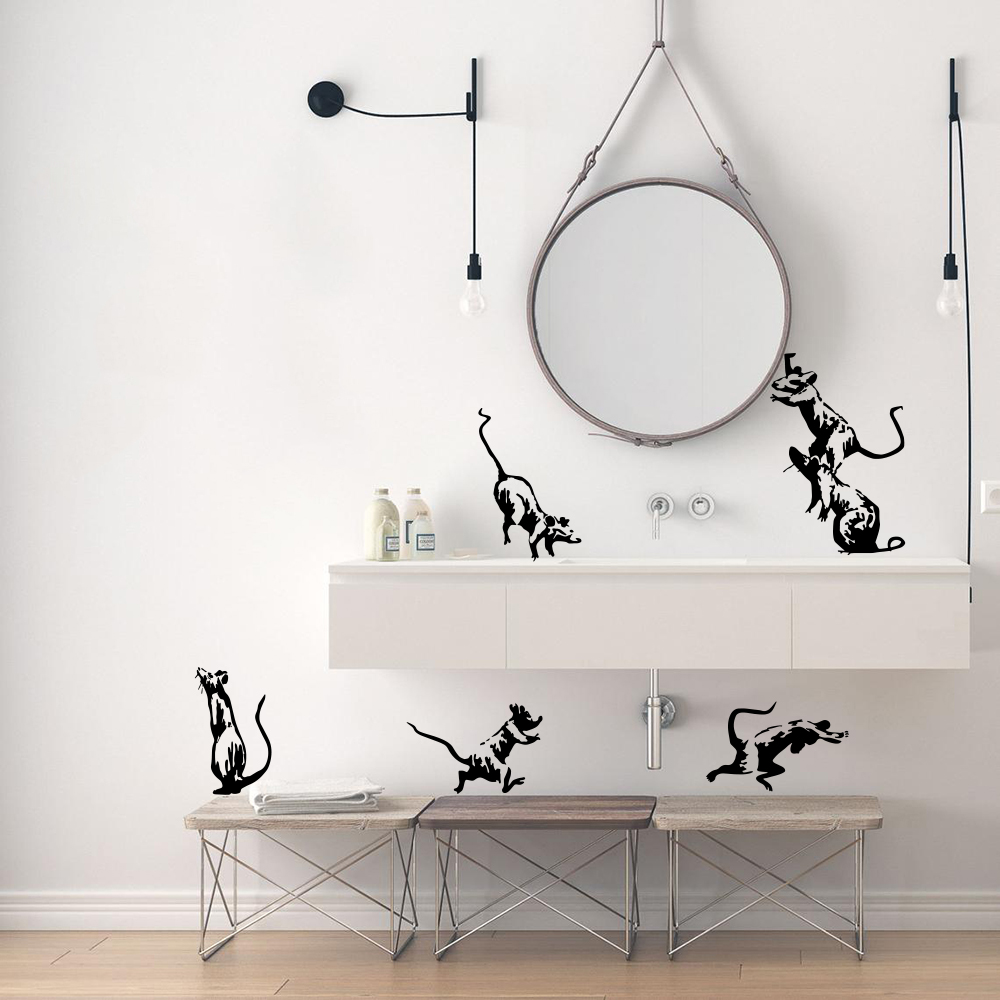 Autocollant mural Banksy Toile - Home Decor Vinyl Flooring avis et prix