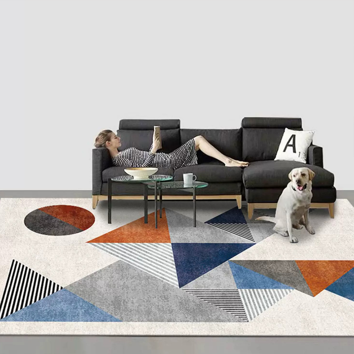 Tapis géométriques abstraits m - Home Decor Games Online Free avis et prix