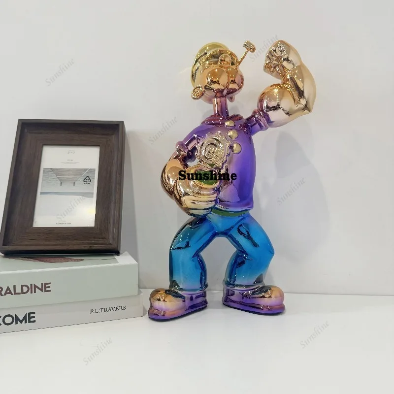 Figurine Popeye Électroplaquée - Home Decor Modern Organic avis et prix