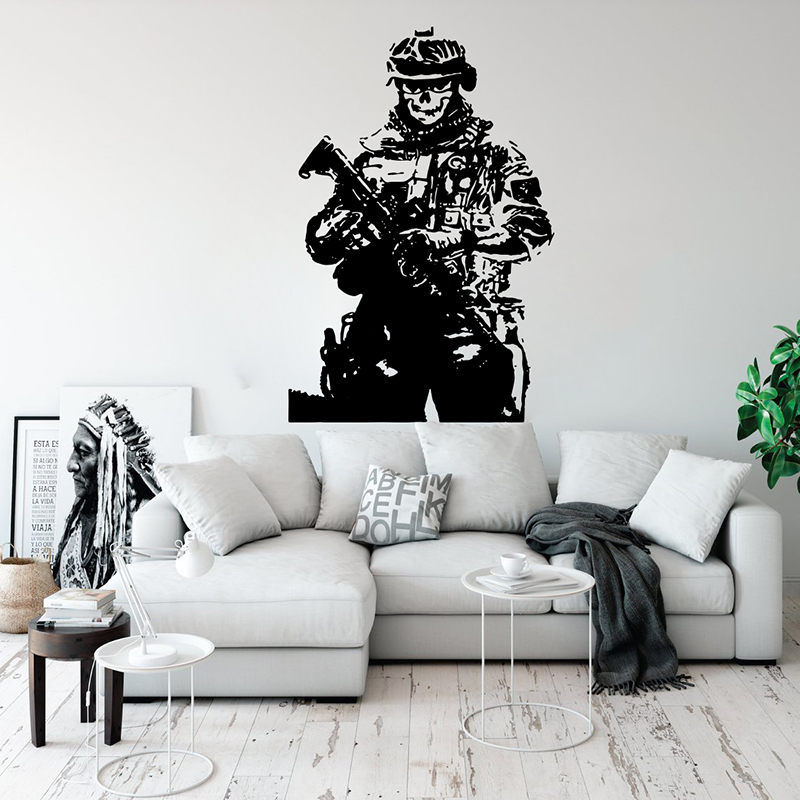 Autocollant mural de guerre de - Home Decor Vinyl Flooring avis et prix