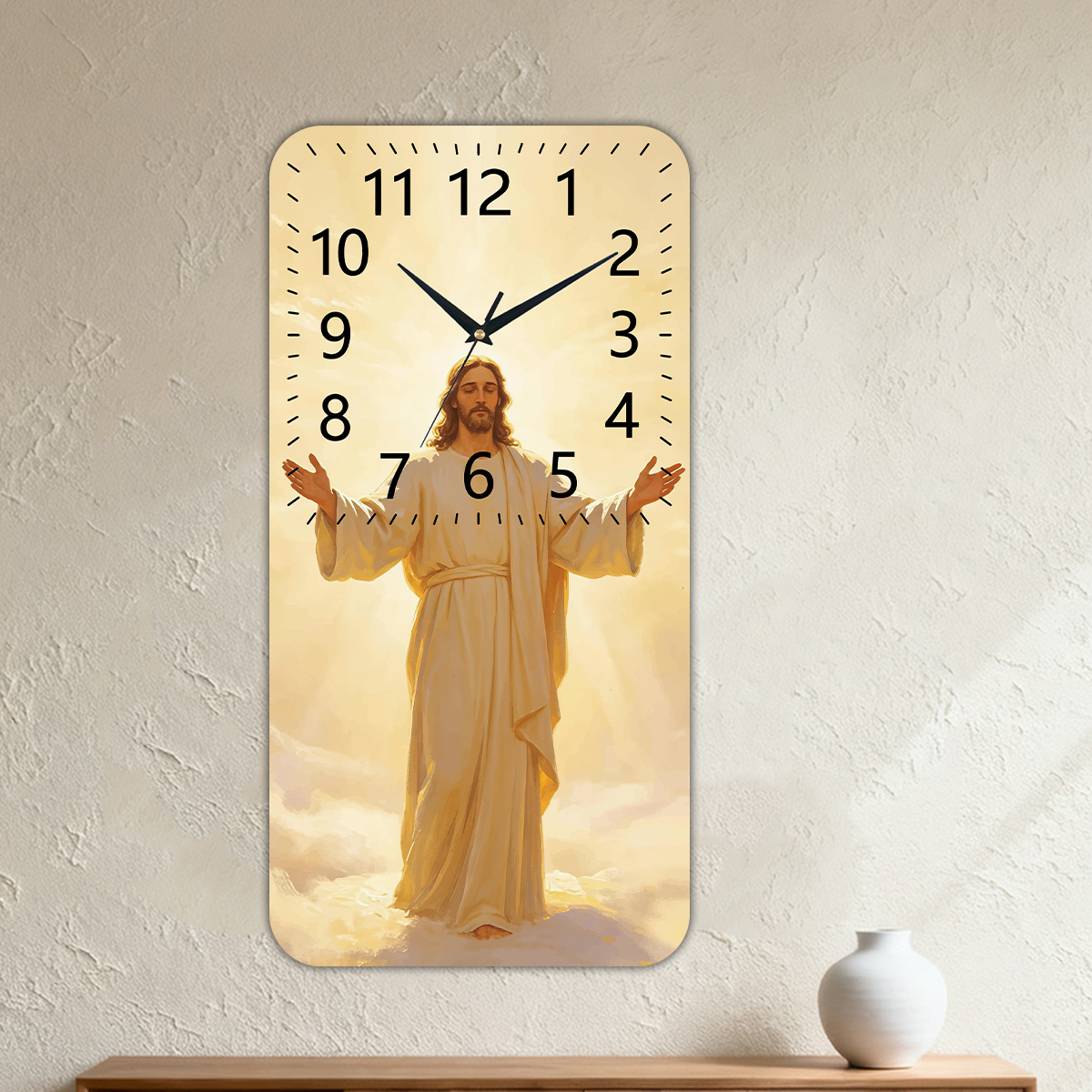 1 pièce Horloge murale rectang - Home Decor Location avis et prix