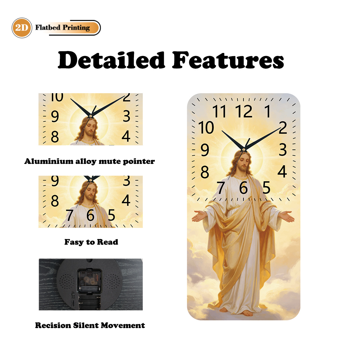 1 pièce Horloge murale rectang - Home Decor Location avis et prix