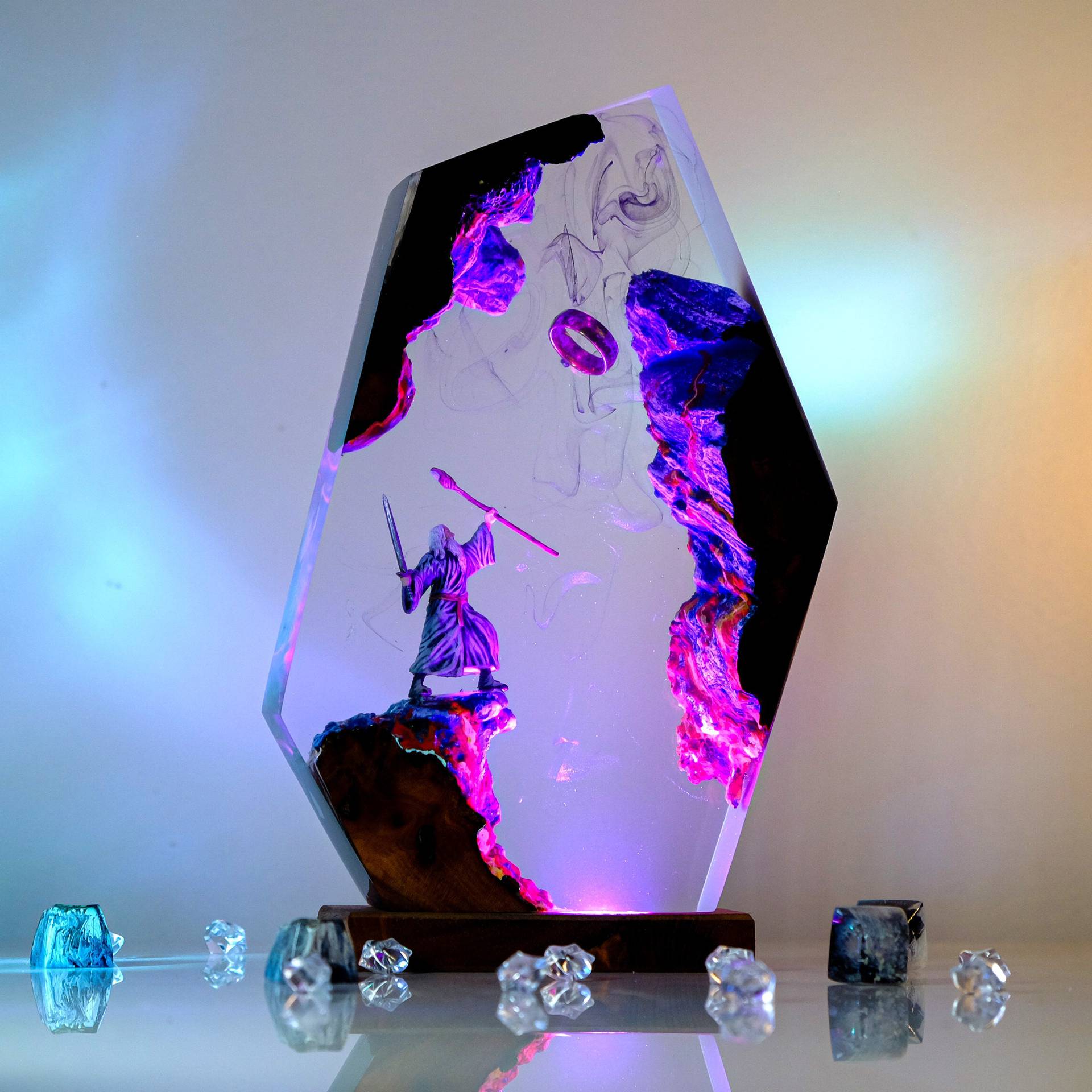 Lampe de table en résine Scène - Home Decor Product avis et prix