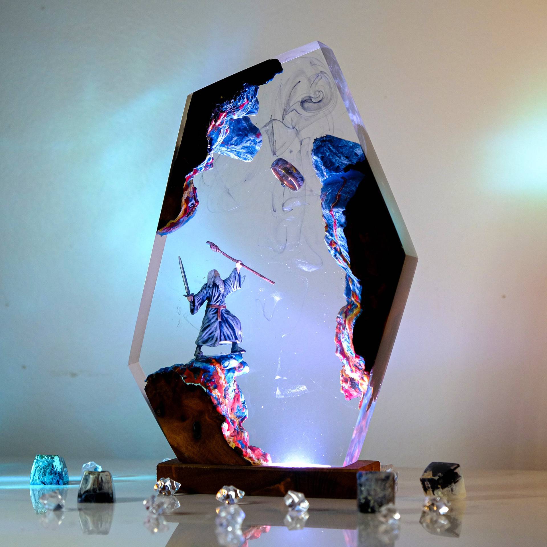Lampe de table en résine Scène - Home Decor Product avis et prix