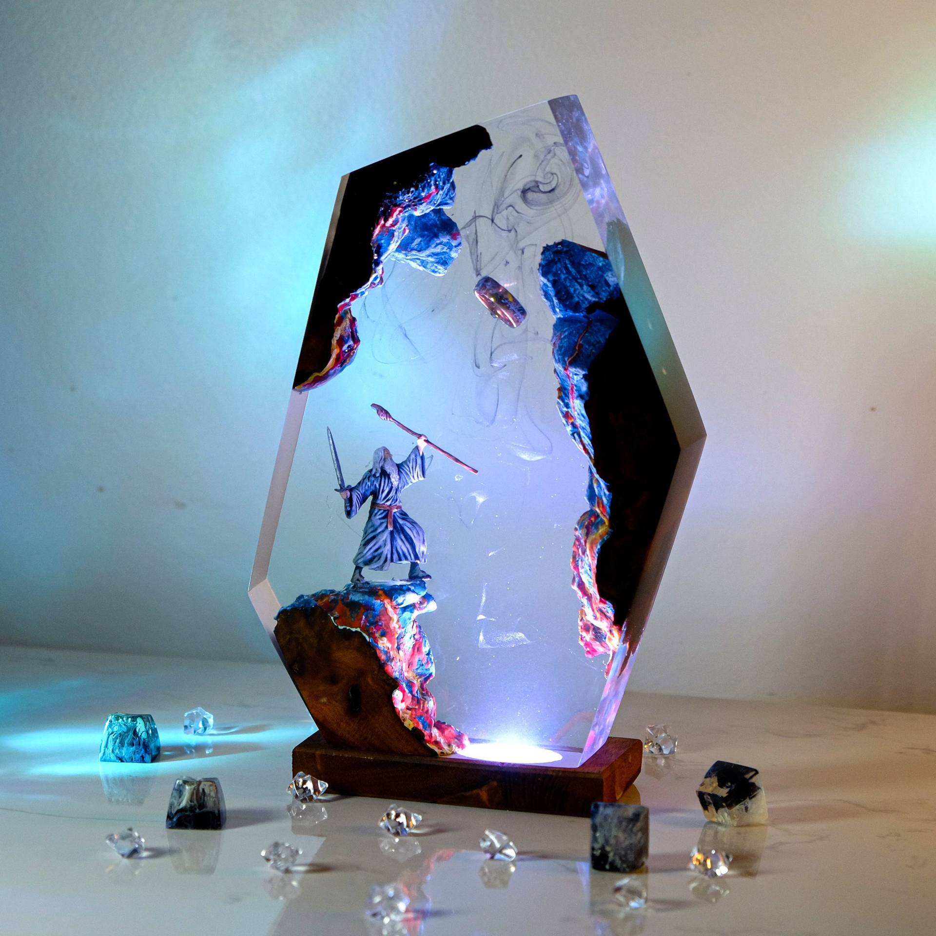 Lampe de table en résine Scène - Home Decor Product avis et prix