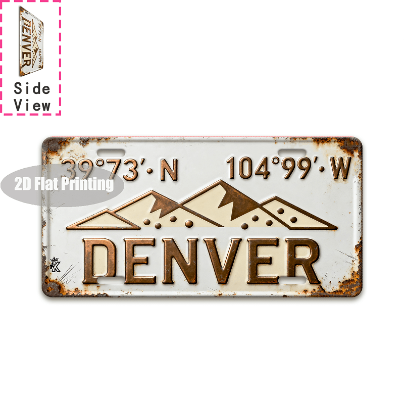 Plaque de voiture vintage en m - Home Decor Location avis et prix