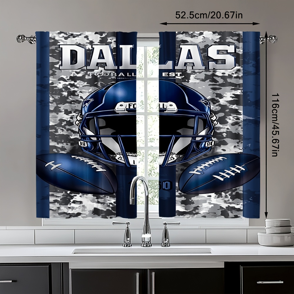 Rideaux de porte de Football D - Home Decor Dallas avis et prix