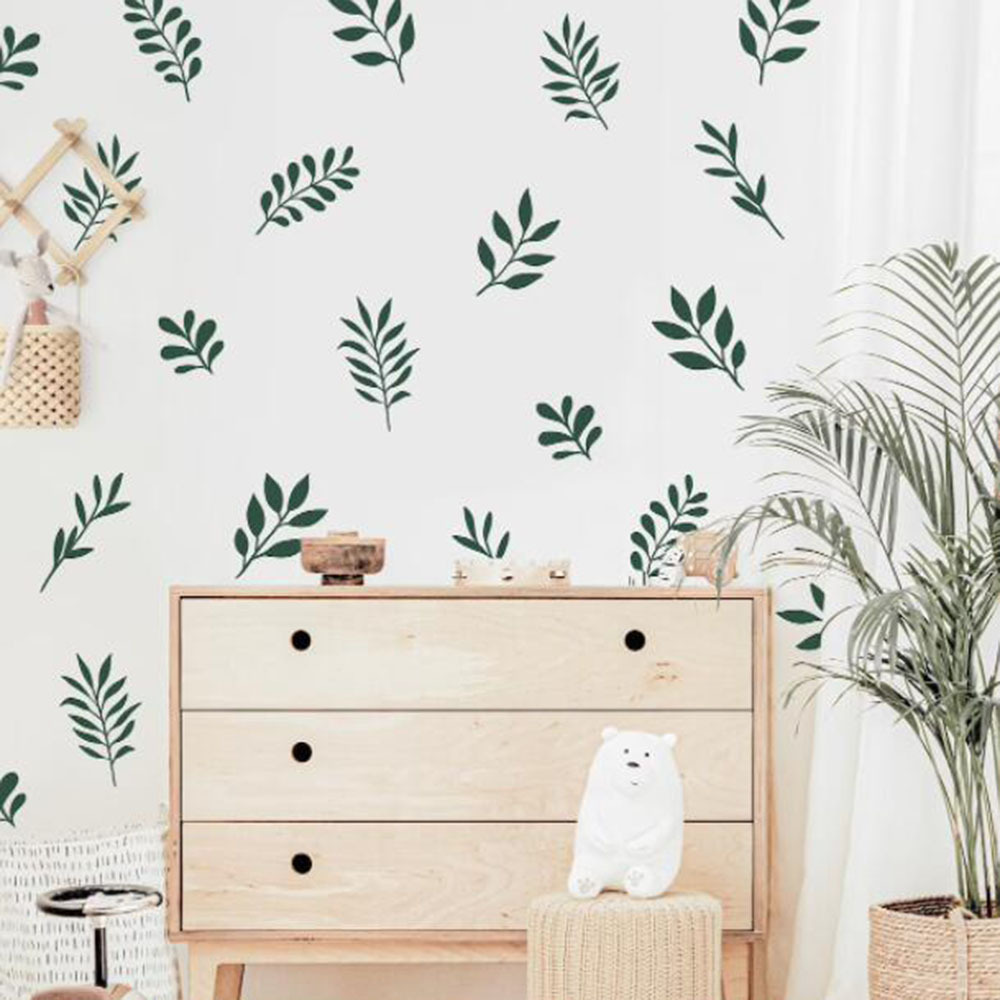 Autocollant mural botanique en - Home Decor Vinyl Flooring avis et prix