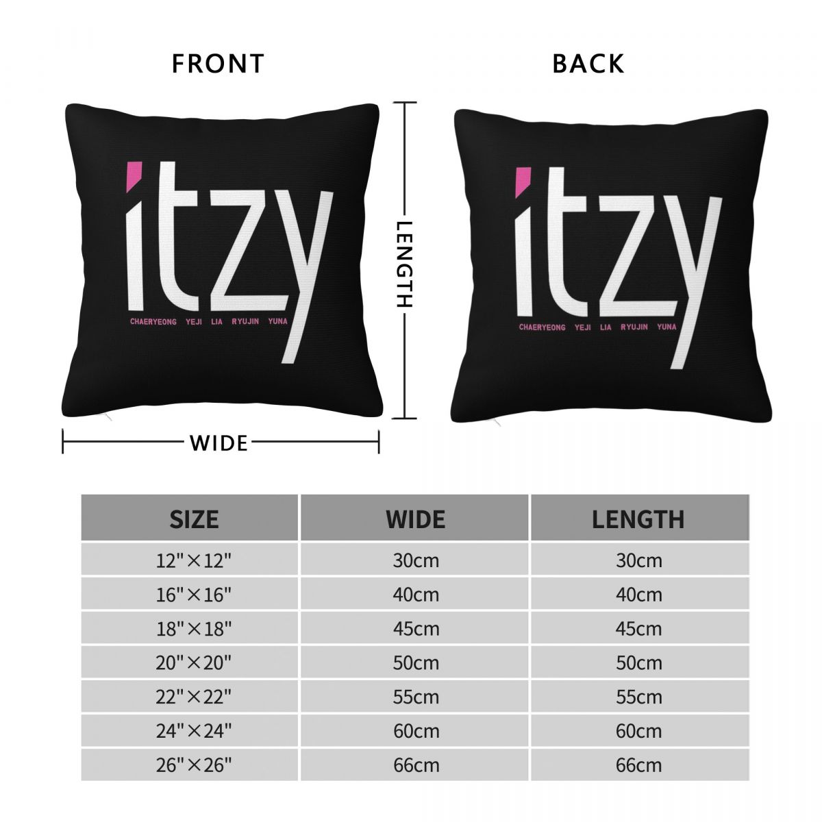 Itzy Band Dalla Dalla Housse d - Home Decor Dallas avis et prix