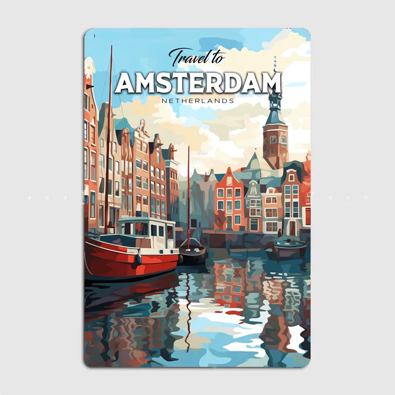 Panneau mural métallique rétro - Home Decor Netherlands avis et prix