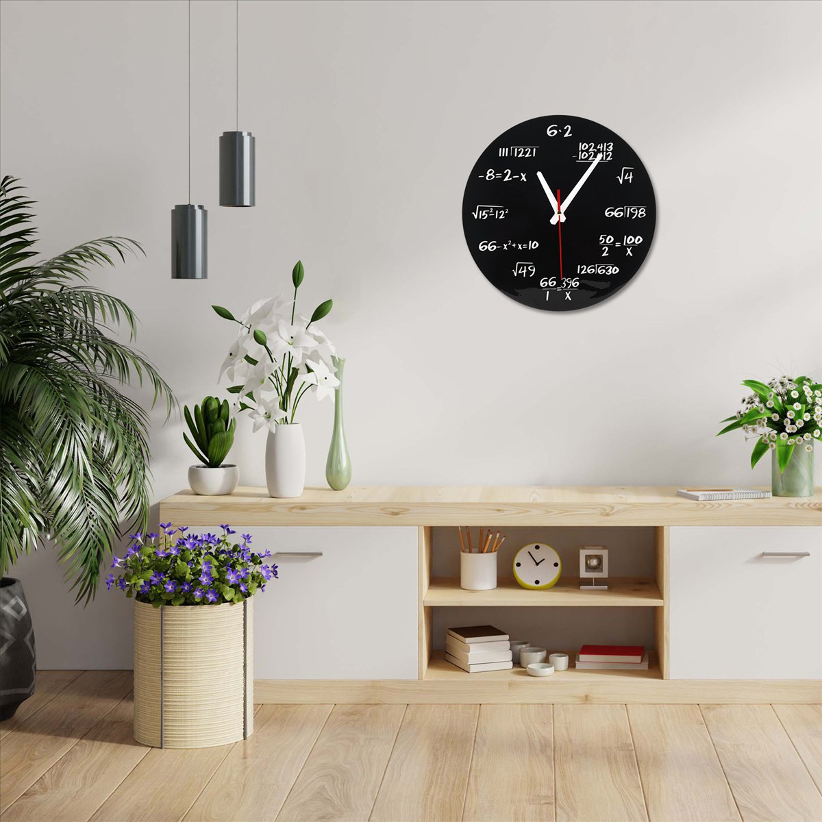 Horloge murale mathématique, h - Home Decor Quiz avis et prix